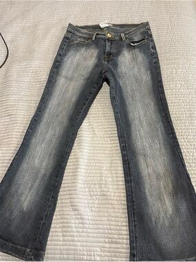 Alberto Makali Faded dark wash Flare Jeans